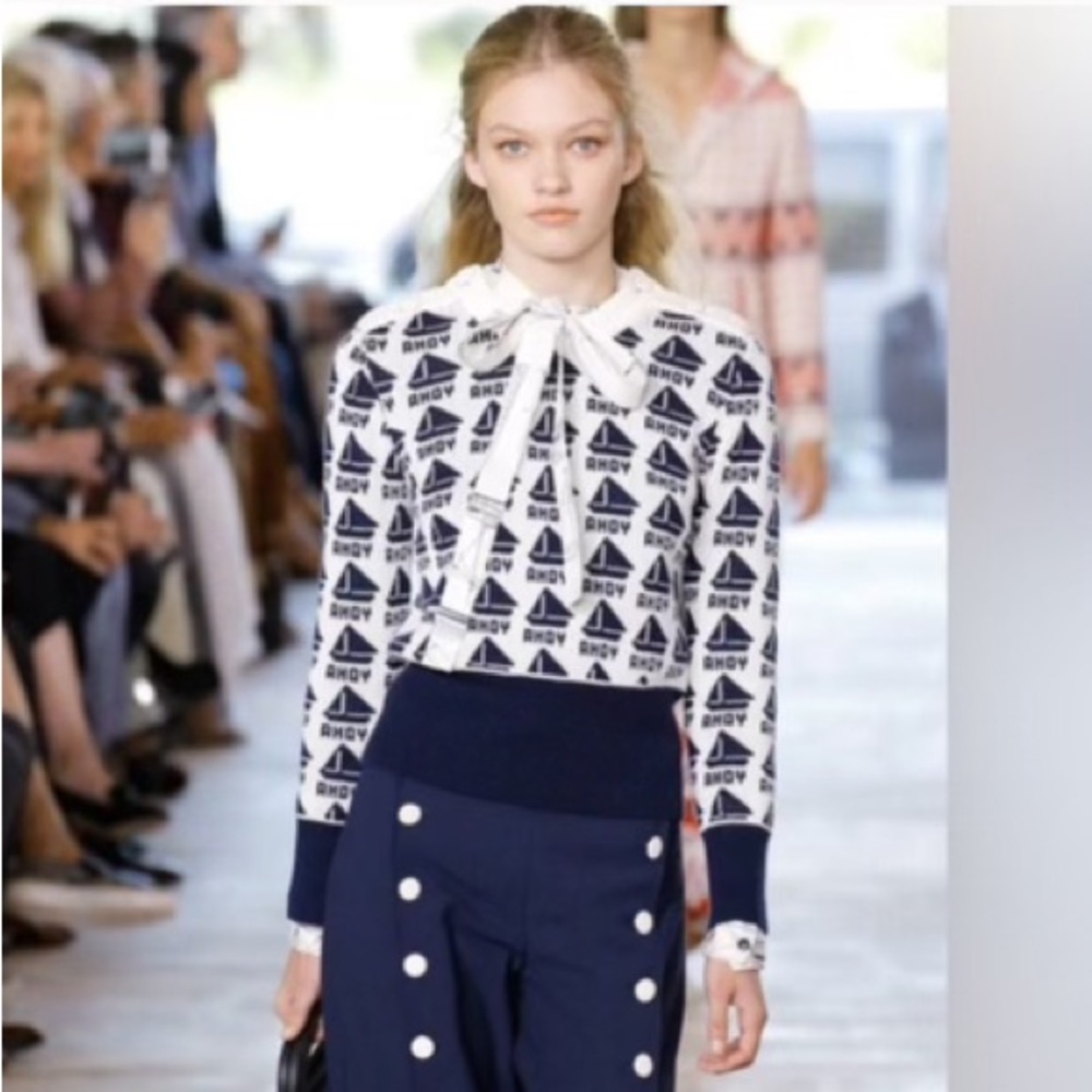 Tory Burch Seaside Cotton & Merino Wool!